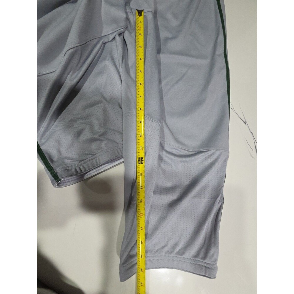 NEW Nike Vapor Select Piped Baseball 3/4 Pant Grey/Grn Size Men XL BQ9021-059 B8 - Picture 10 of 13
